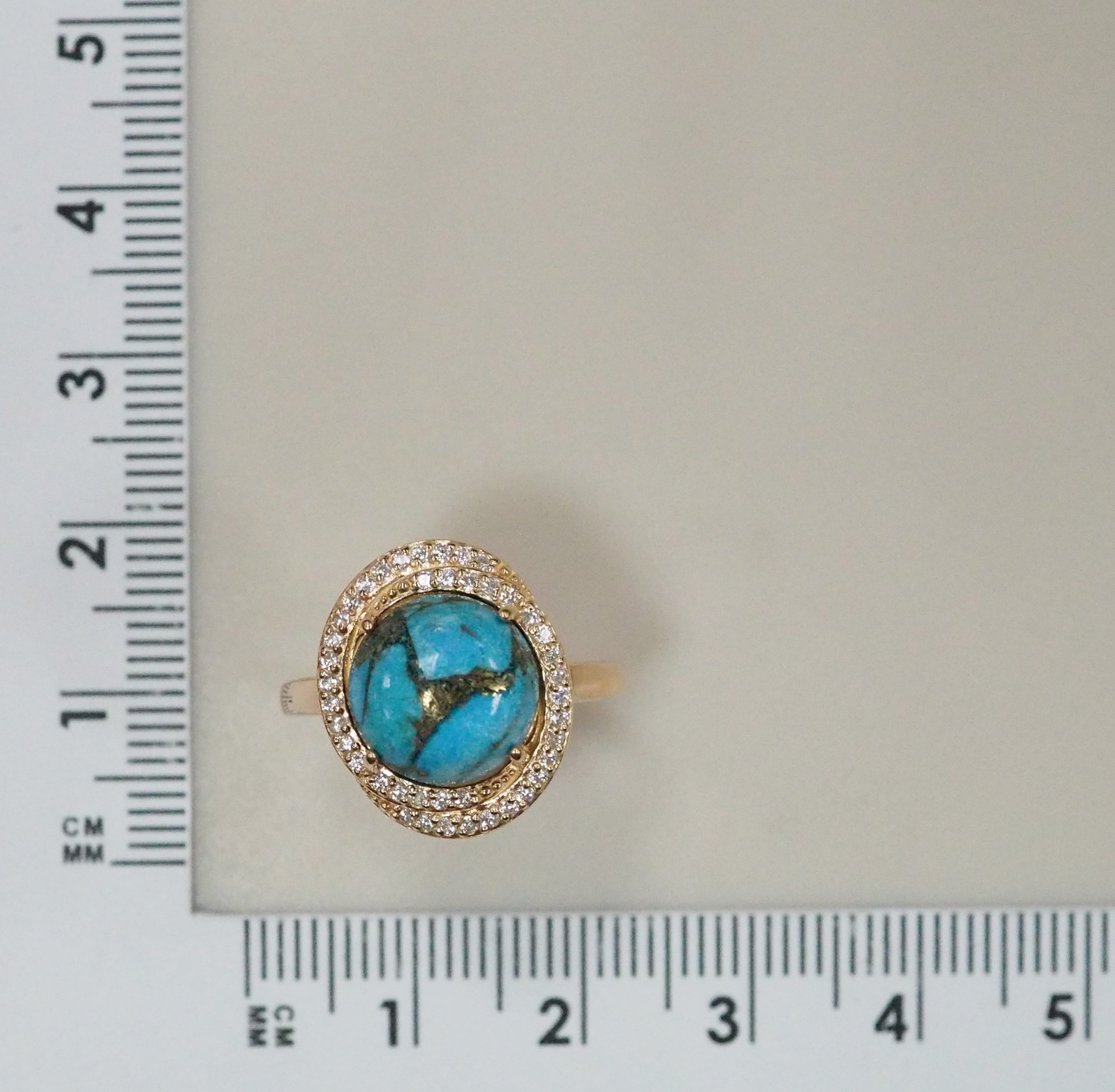 Серебряное кольцо с бирюзой